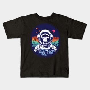 Space Monkey Astronaut Kids T-Shirt